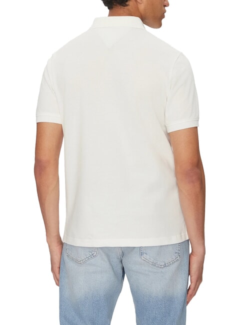 TH JEANS Short-sleeved polo shirt with logo ecru - Polo shirt