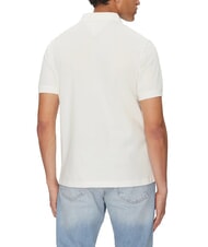 TOMMY HILFIGER TH JEANS Short-sleeved polo shirt with logo ecru - Polo shirt - 2