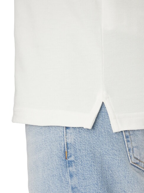 TH JEANS Short-sleeved polo shirt with logo ecru - Polo shirt