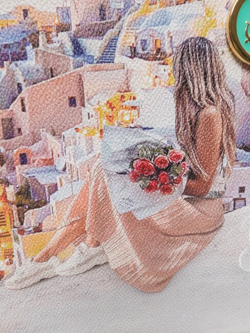 YESBAG Printed Shopping Bag Greece sunset - Women&rsquo;s Bags