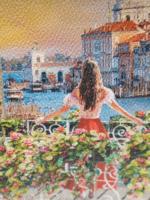 YESBAG Large flared beauty case flowery canal - Beauty Case