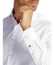 TOMMY HILFIGER TH Stretch cotton shirt optical white - Men's Shirts - 3