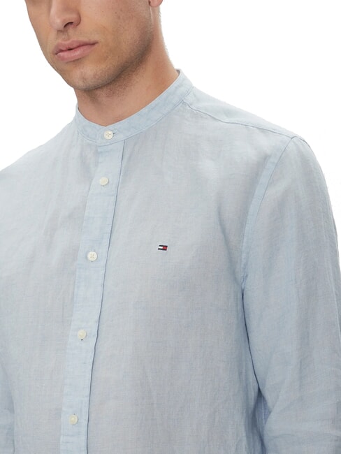 TH Regular fit Korean collar shirt breezy blue - Men's Shirts