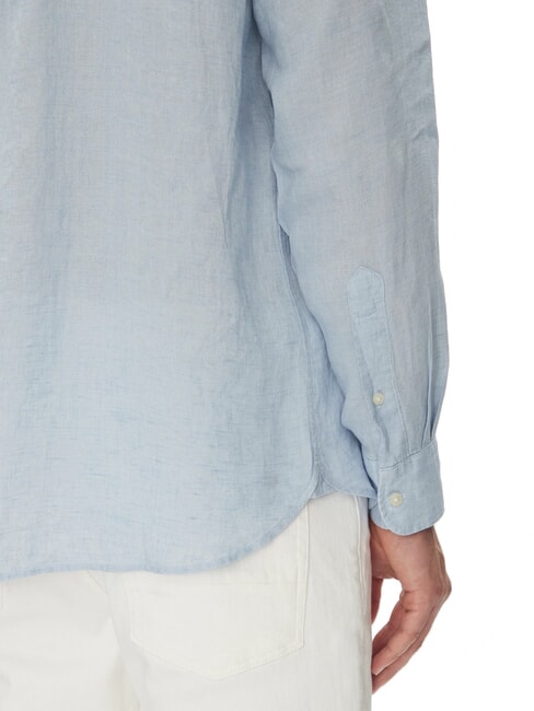 TH Regular fit Korean collar shirt breezy blue - Men's Shirts