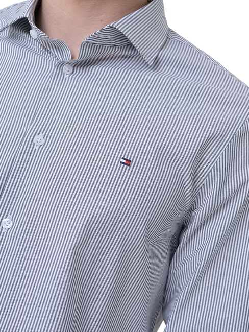 TH Long-sleeved shirt dark sapphire / white stripes - Men's Shirts