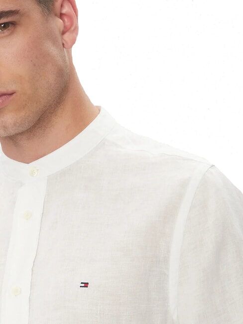 TH Regular fit Korean collar shirt optical white - Men's Shirts