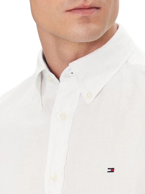TH Short-sleeved button-down shirt optical white - Men's Shirts