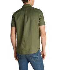 TOMMY HILFIGER TH Short-sleeved button-down shirt battle green - Men's Shirts - 2