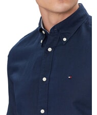 TOMMY HILFIGER TH Short-sleeved button-down shirt carbon navy - Men's Shirts - 3