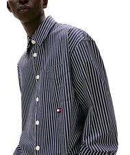 TOMMY HILFIGER TH Oversized long-sleeved shirt navy - Men's Shirts - 3