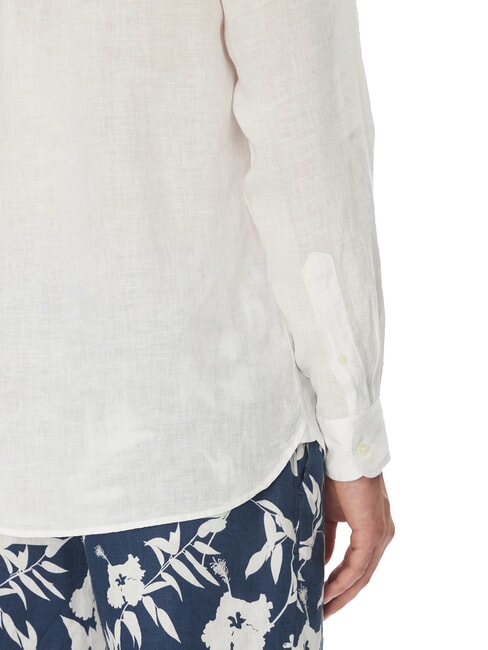 TH Regular fit Korean collar shirt optical white - Men's Shirts