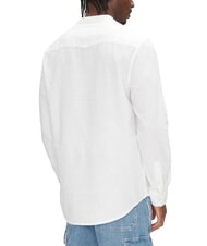 TOMMY HILFIGER TH JEANS Linen blend mandarin collar shirt - Men's Shirts