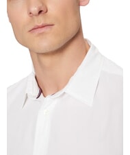 TOMMY HILFIGER TH Long-sleeved cotton shirt optical white - Men's Shirts - 3