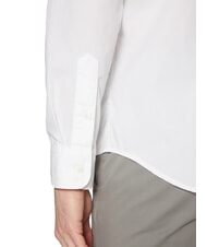 TOMMY HILFIGER TH Long-sleeved cotton shirt optical white - Men's Shirts - 4