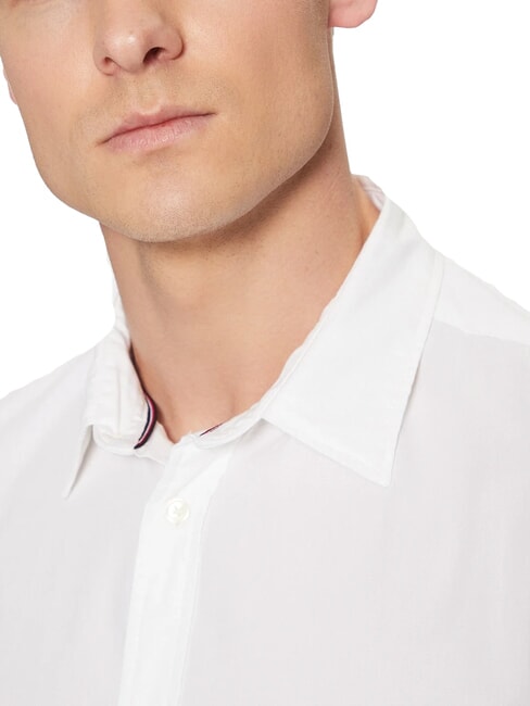 TH Long-sleeved cotton shirt optical white - Men's Shirts