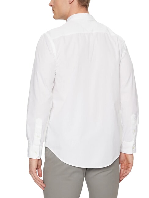 TH Long-sleeved cotton shirt optical white - Men's Shirts