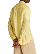 TOMMY HILFIGER TH Regular fit long-sleeved linen shirt lemongrass - Men's Shirts - 2