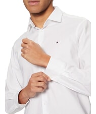 TOMMY HILFIGER TH Slim fit long-sleeved shirt optical white - Men's Shirts - 3