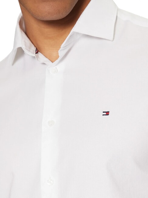 TH Slim fit long-sleeved shirt optical white - Men's Shirts