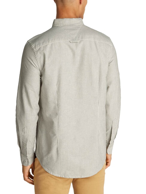 TH JEANS Long-sleeved striped shirt dark night navy - Men's Shirts