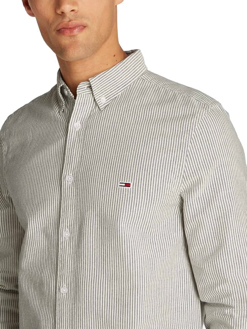 TH JEANS Long-sleeved striped shirt dark night navy - Men's Shirts