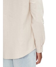 TOMMY HILFIGER TH JEANS Long-sleeved linen blend shirt relic tan - Men's Shirts - 4