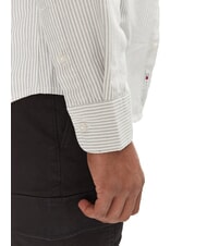 TOMMY HILFIGER TH JEANS Long-sleeved striped shirt Aruba green stripe - Men's Shirts - 4