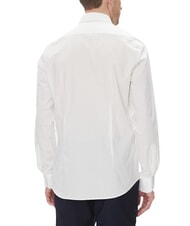 TOMMY HILFIGER TH Long-sleeved stretch cotton shirt optical white - Men's Shirts - 2