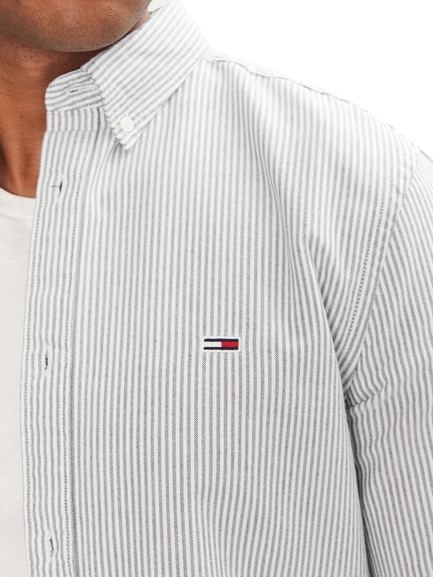 TH JEANS Long-sleeved striped shirt desert sky / ivory petal - Men's Shirts