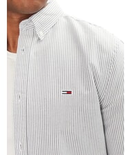TOMMY HILFIGER TH JEANS Long-sleeved striped shirt desert sky / ivory petal - Men's Shirts - 3