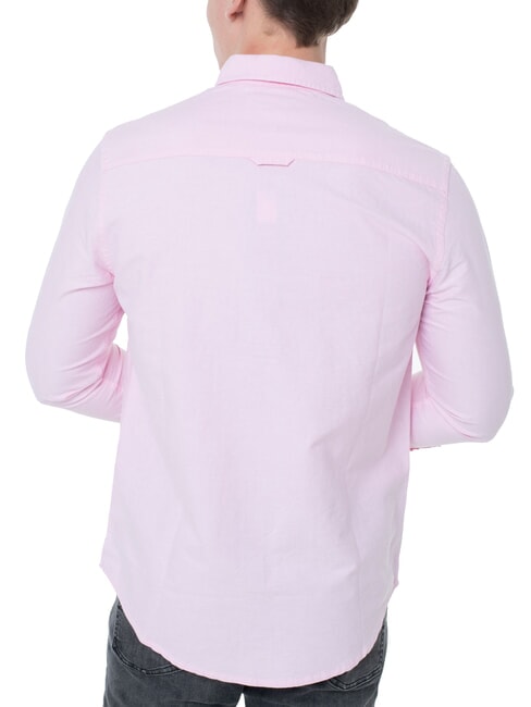 TH JEANS Regular fit Oxford shirt pink sugar stripe - Men's Shirts