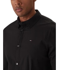 TOMMY HILFIGER TH JEANS Slim fit long-sleeved shirt Tommy Black - Men's Shirts - 3