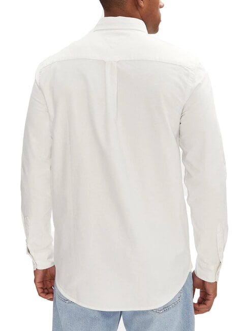 TH JEANS Long-sleeved cotton shirt ecru - Men's Shirts