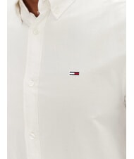 TOMMY HILFIGER TH JEANS Long-sleeved cotton shirt ecru - Men's Shirts - 3