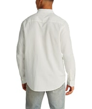 TOMMY HILFIGER TH JEANS Long-sleeved linen blend shirt - Men's Shirts