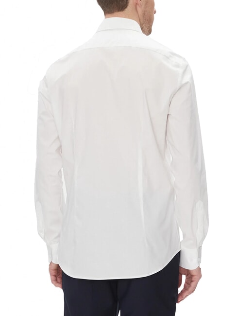 TH Long-sleeved stretch cotton shirt optical white - Men's Shirts