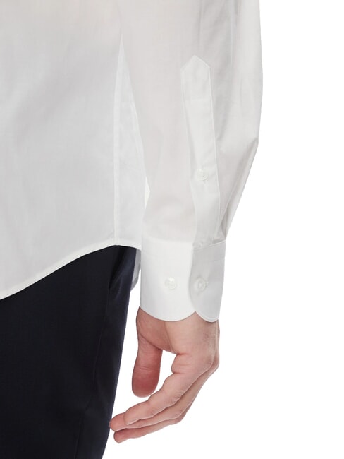 TH Long-sleeved stretch cotton shirt optical white - Men's Shirts