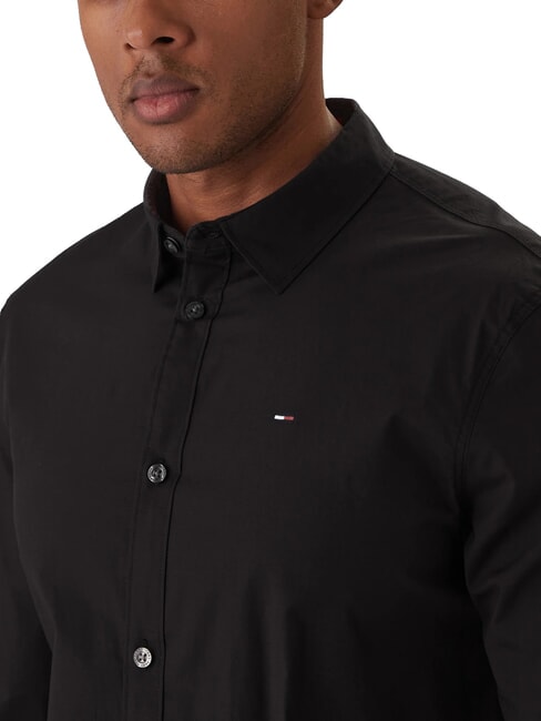 TH JEANS Slim fit long-sleeved shirt Tommy Black - Men's Shirts