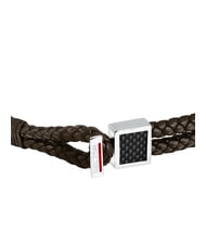 SECTOR BANDY Men's braided leather bracelet brown - Men's Bracelets - 3