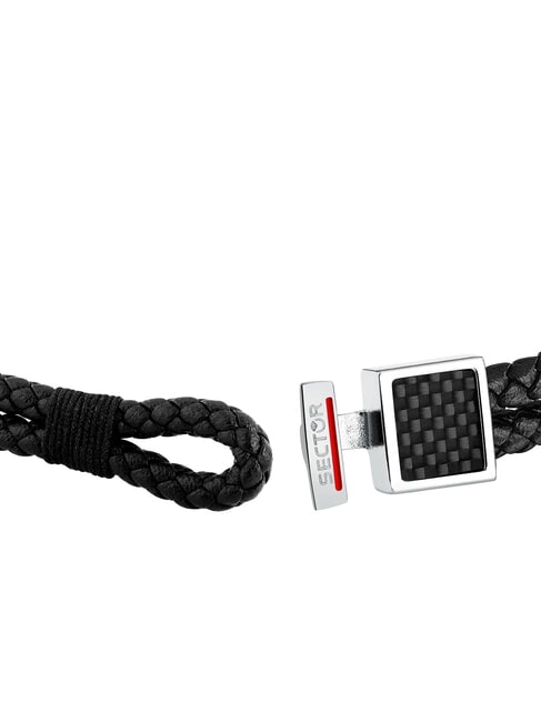 BANDY Men's braided leather bracelet Black - Men's Bracelets