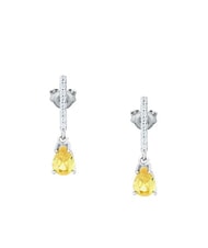 MORELLATO TESORI Crystal drop earrings SILVER - Earrings - 4
