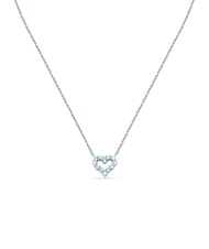 MORELLATO TESORI Necklace with heart and zircons GREY - Necklaces - 3