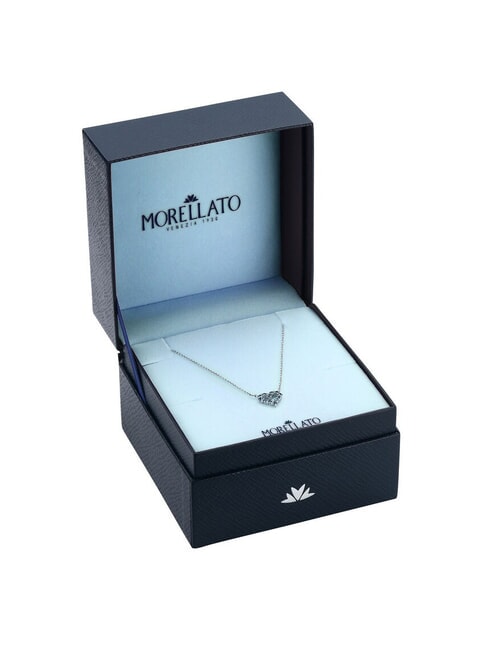 TESORI Necklace with heart and zircons GREY - Necklaces