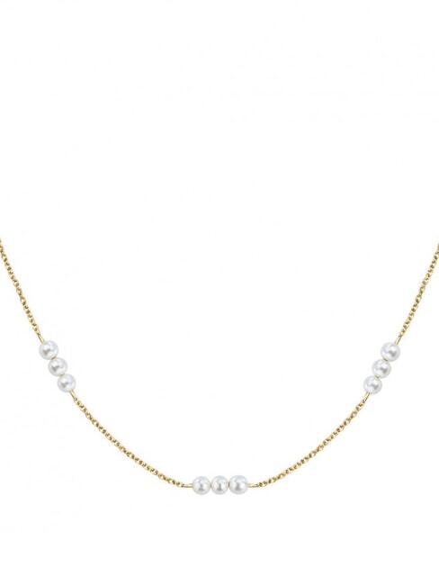 PERLE Pearl choker necklace yellow - Necklaces