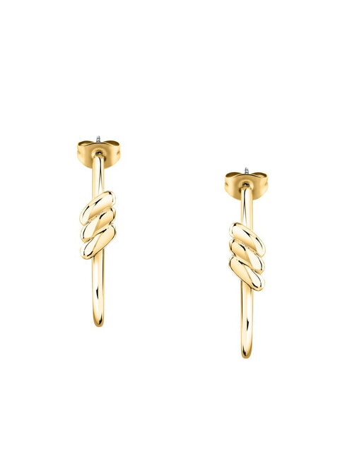 TORCHON Semi-circle earrings gold - Earrings