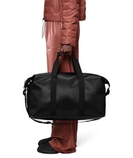 RAINS HILO WEEKEND Waterproof bag black grain - Duffle bags - 3