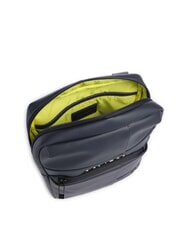 PIQUADRO WOLLEM GOMMATA  iPad mini bag blue - Over-the-shoulder Bags for Men - 4