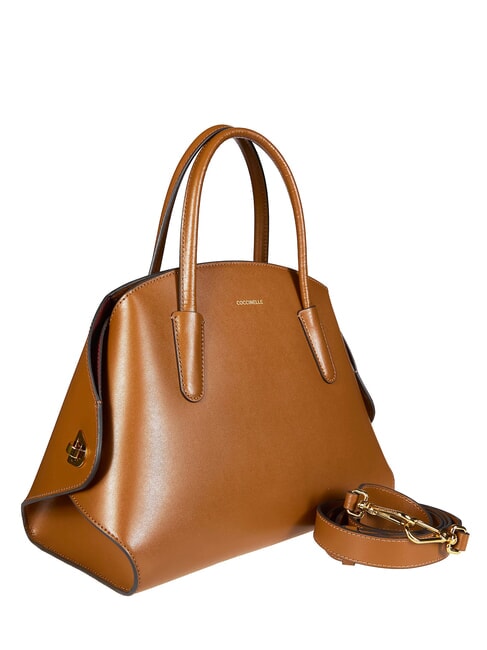 TYLDE CALF Handbag, with shoulder strap cognac - Women&rsquo;s Bags