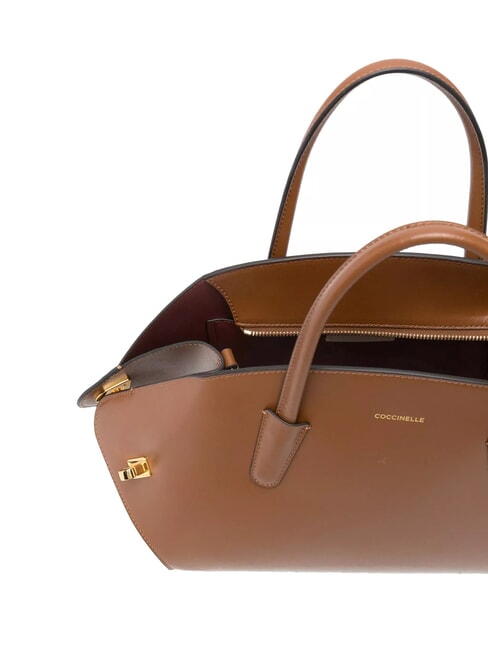 TYLDE CALF Handbag, with shoulder strap cognac - Women&rsquo;s Bags