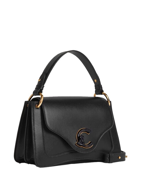 C-ME CALF&MARB Handbag, with shoulder strap Black - Women&rsquo;s Bags